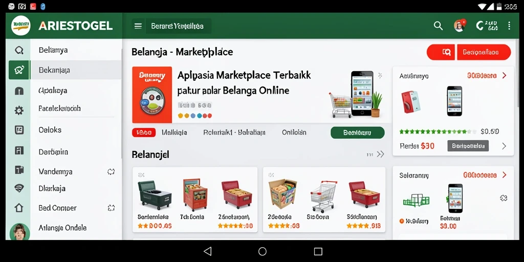 Tampilan antarmuka ARIESTOGEL yang menarik dan fungsional.