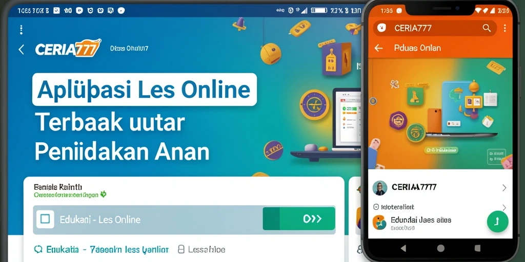 Tampilan antarmuka yang intuitif dan fungsional untuk belajar online.