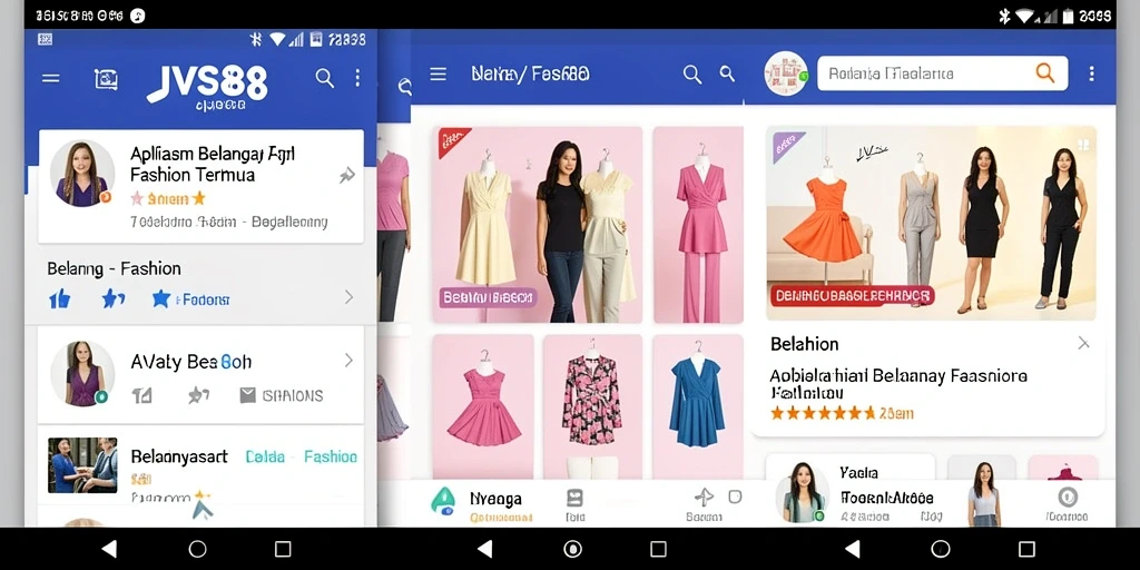 Tampilan antarmuka JVS88 yang user-friendly dan stylish.